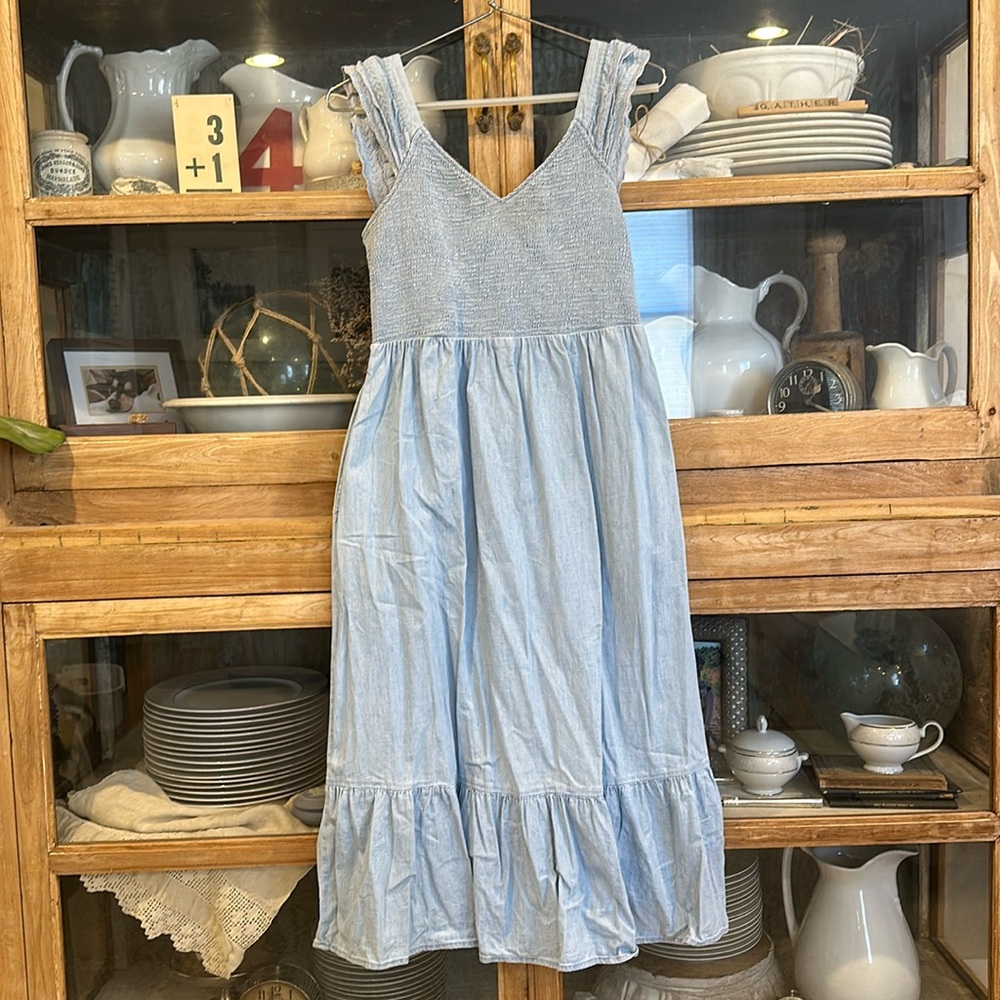 Ruched midi dress medium